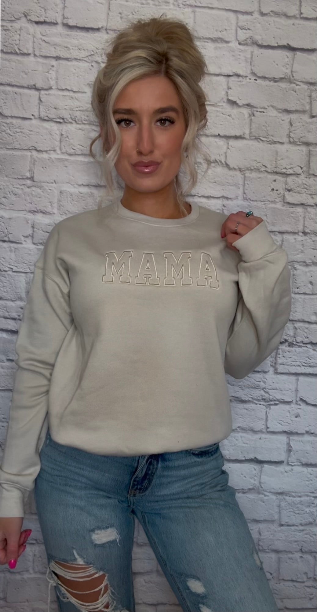 Mama Fleece Crew