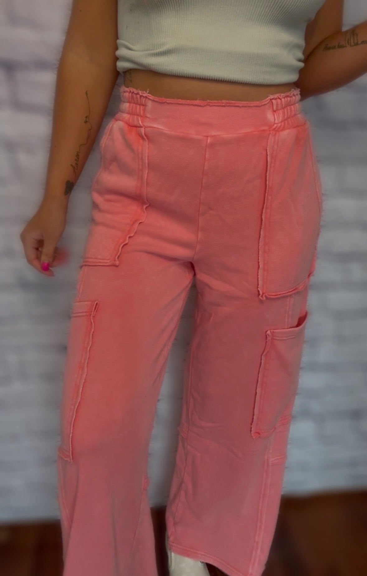 Coral Crush Sweatpants