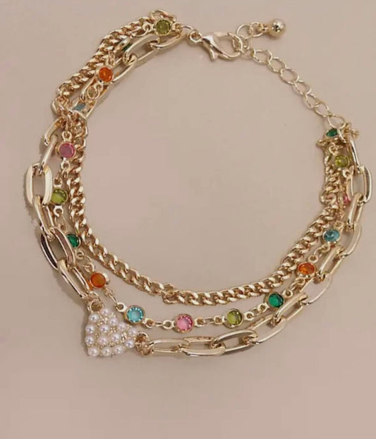 Multicolor Stack Bracelet